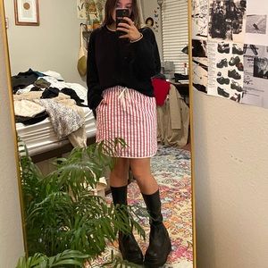 Adorable Pink Pinstripe Skirt
